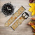 CA0531 Cream Cracker Biscuits Cinturino in pelle e silicone Smartwatch per Wristwatch Smartwatch
