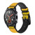 CA0540 Romania Flag Cinturino in pelle e silicone Smartwatch per Wristwatch Smartwatch