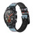 CA0551 Retro Robot Toy Cinturino in pelle e silicone Smartwatch per Wristwatch Smartwatch