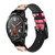 CA0552 Japan Girl Hina Doll Kimono Sakura Cinturino in pelle e silicone Smartwatch per Wristwatch Smartwatch