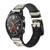CA0570 Music Sheet Cinturino in pelle e silicone Smartwatch per Wristwatch Smartwatch