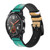 CA0588 Sea Beach Cinturino in pelle e silicone Smartwatch per Wristwatch Smartwatch