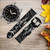 CA0608 Music Cassette Note Cinturino in pelle e silicone Smartwatch per Wristwatch Smartwatch