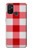 S3535 Red Gingham Case Cover Custodia per OnePlus Nord N100