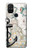 S1962 Nautical Chart Case Cover Custodia per OnePlus Nord N10 5G