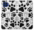 S2904 Dog Paw Prints Case Cover Custodia per Motorola One 5G