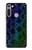 S3366 Rainbow Python Skin Graphic Print Case Cover Custodia per Motorola Moto G8