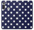 S3533 Blue Polka Dot Case Cover Custodia per Motorola Moto G8