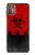 S2917 Biohazards Virus Red Alert Case Cover Custodia per Motorola Moto G9 Plus