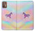 S3203 Rainbow Unicorn Case Cover Custodia per Motorola Moto G9 Plus