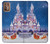 S3282 Santa Xmas Castle Case Cover Custodia per Motorola Moto G9 Plus