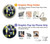 S3340 Paul Klee Architecture Case Cover Custodia per Motorola Moto G9 Plus