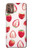 S3481 Strawberry Case Cover Custodia per Motorola Moto G9 Plus