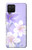 S2361 Purple White Flowers Case Cover Custodia per Samsung Galaxy A42 5G
