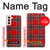 S2374 Tartan Red Pattern Case Cover Custodia per Samsung Galaxy S21 5G