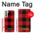 S2931 Red Buffalo Check Pattern Case Cover Custodia per Samsung Galaxy S21 5G