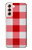 S3535 Red Gingham Case Cover Custodia per Samsung Galaxy S21 5G