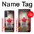 S2490 Canada Maple Leaf Flag Texture Case Cover Custodia per Samsung Galaxy S21 Plus 5G, Galaxy S21+ 5G