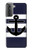 S2758 Anchor Navy Case Cover Custodia per Samsung Galaxy S21 Plus 5G, Galaxy S21+ 5G