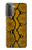 S3365 Yellow Python Skin Graphic Print Case Cover Custodia per Samsung Galaxy S21 Plus 5G, Galaxy S21+ 5G