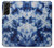 S3439 Fabric Indigo Tie Dye Case Cover Custodia per Samsung Galaxy S21 Plus 5G, Galaxy S21+ 5G