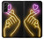 S3512 Cute Mini Heart Neon Graphic Case Cover Custodia per Samsung Galaxy S21 Plus 5G, Galaxy S21+ 5G