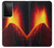 S0745 Volcano Lava Case Cover Custodia per Samsung Galaxy S21 Ultra 5G