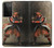 S0796 Japan Red Samurai Case Cover Custodia per Samsung Galaxy S21 Ultra 5G
