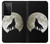 S1981 Wolf Howling at The Moon Case Cover Custodia per Samsung Galaxy S21 Ultra 5G