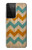 S3033 Vintage Wood Chevron Graphic Printed Case Cover Custodia per Samsung Galaxy S21 Ultra 5G