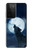 S3693 Grim White Wolf Full Moon Case Cover Custodia per Samsung Galaxy S21 Ultra 5G