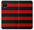 S2638 Black and Red Striped Case Cover Custodia per Samsung Galaxy A12