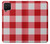 S3535 Red Gingham Case Cover Custodia per Samsung Galaxy A12