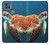 S3497 Green Sea Turtle Case Cover Custodia per Motorola Moto G9 Power