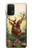 S2841 Vintage Reindeer Christmas Case Cover Custodia per Samsung Galaxy A32 5G