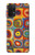 S3409 Squares Concentric Circles Case Cover Custodia per Samsung Galaxy A32 5G