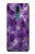 S3713 Purple Quartz Amethyst Graphic Printed Case Cover Custodia per Nokia 2.4