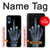 S1143 X-ray Hand Middle Finger Case Cover Custodia per Samsung Galaxy A04, Galaxy A02, M02