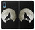 S1981 Wolf Howling at The Moon Case Cover Custodia per Samsung Galaxy A04, Galaxy A02, M02