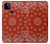 S3355 Bandana Red Pattern Case Cover Custodia per Google Pixel 5A 5G