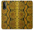 S3365 Yellow Python Skin Graphic Print Case Cover Custodia per LG Stylo 7 4G