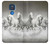 S0933 White Horses Case Cover Custodia per Motorola Moto G Play (2021)