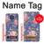 S3265 Vintage Flower Pattern Case Cover Custodia per Motorola Moto G Play (2021)