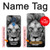 S3372 Lion Face Case Cover Custodia per Motorola Moto G Play (2021)