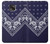 S3357 Navy Blue Bandana Pattern Case Cover Custodia per Motorola Moto G Power (2021)