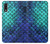 S3047 Green Mermaid Fish Scale Case Cover Custodia per Sony Xperia L5