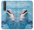 S1291 Dolphin Case Cover Custodia per Sony Xperia 1 III