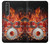S1431 Skull Drum Fire Rock Case Cover Custodia per Sony Xperia 1 III