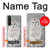 S1566 Snowy Owl White Owl Case Cover Custodia per Sony Xperia 1 III