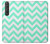 S1723 Mint Chevron Zigzag Case Cover Custodia per Sony Xperia 1 III